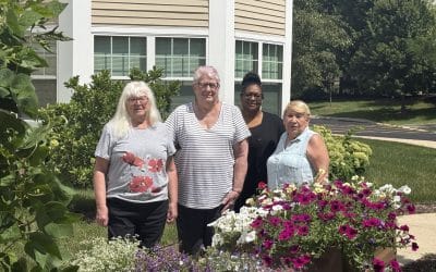 Gardens Brighten Senior Housing Grounds