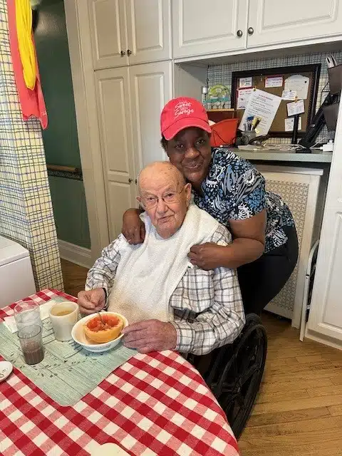 105-Year-Old Client Shares Unique Bond with LSSI Caregiver